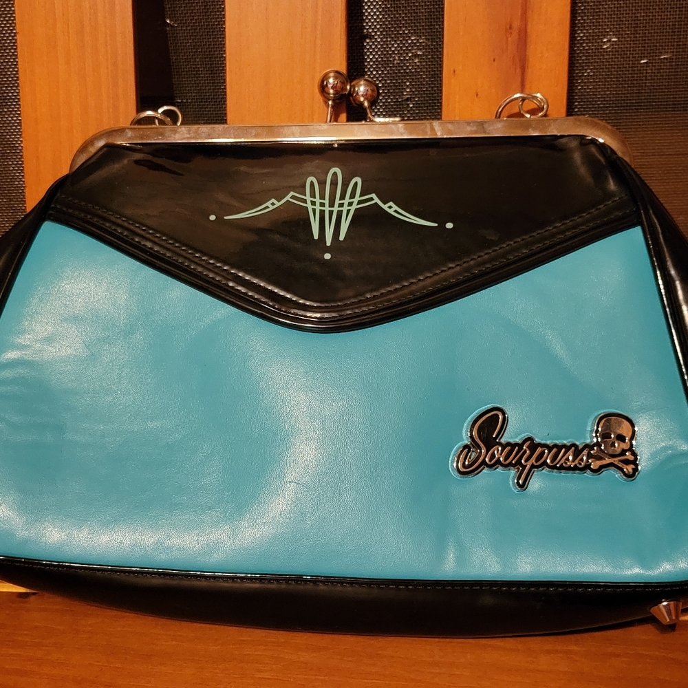 Sourpuss Pinstripe Purse